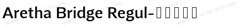 Aretha Bridge Regul字体转换